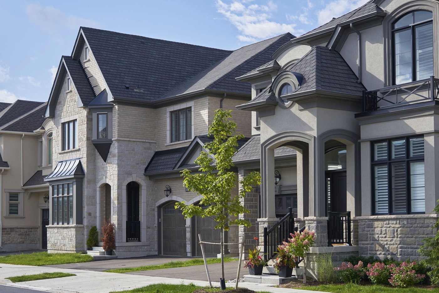 Finished homes at Upper Joshua Creek