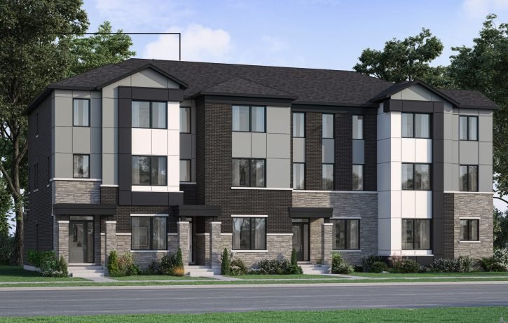 Freehold Rear-Lane Townhome elevation B